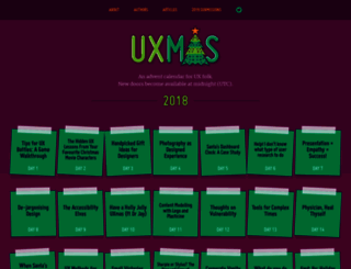 uxmas.com screenshot