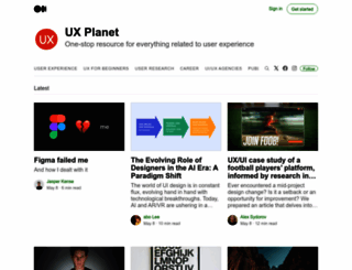 uxplanet.org screenshot