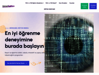 uzmaningilizce.com screenshot