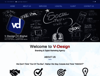 v-design.in screenshot