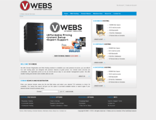 v-webs.com screenshot