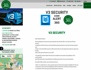 v3homesecurity.com screenshot