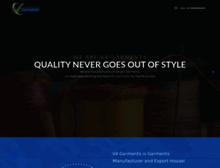 v4garments.com screenshot