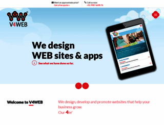 v4web.com screenshot