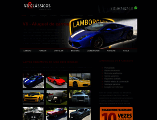 v8eclassicos.com.br screenshot