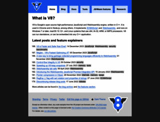 v8project.blogspot.de screenshot