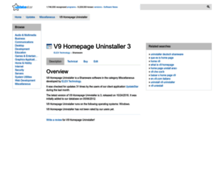 v9-homepage-uninstaller.updatestar.com screenshot