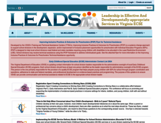 va-leads-ecse.org screenshot