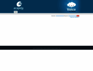 vaas.acapela-group.com screenshot