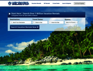 vacaguru.com screenshot
