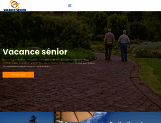 vacance-senior.com screenshot