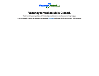 vacancycentral.co.uk screenshot
