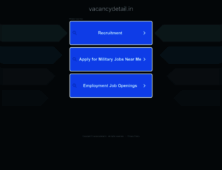 vacancydetail.in screenshot