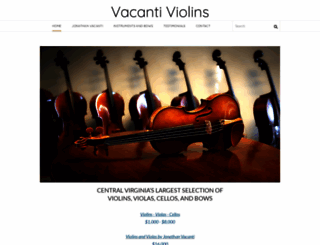 vacantiviolins.com screenshot