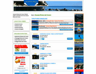 vacanzeconero.com screenshot