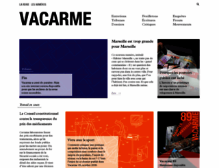 vacarme.org screenshot