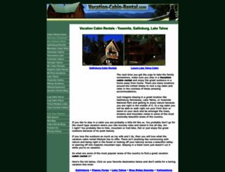 vacation-cabin-rental.com screenshot