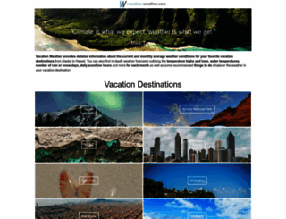vacation-weather.com screenshot