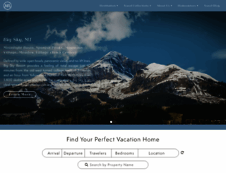 vacationbigsky.com screenshot