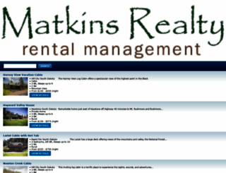 vacationblackhills.com screenshot