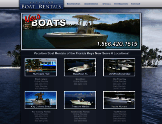 vacationboatrentals.com screenshot