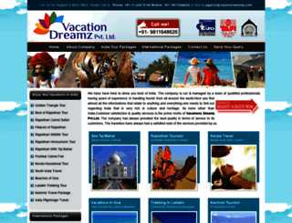 vacationdreamz.com screenshot
