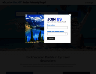 vacationfinder.com screenshot