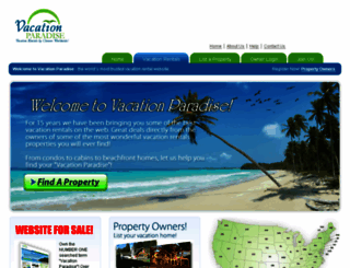 vacationparadise.com screenshot