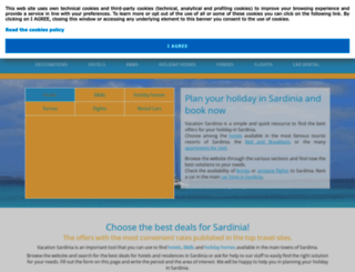 vacationsardinia.com screenshot