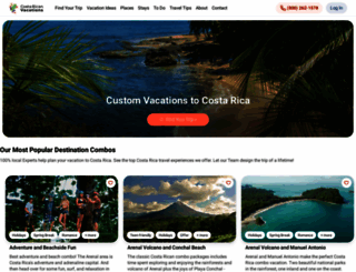 vacationscostarica.com screenshot