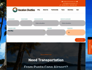 vacationshuttles.com screenshot