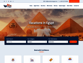 vacationsinegypt.com screenshot
