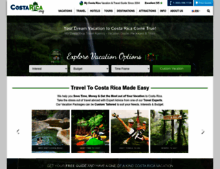 vacationstocostarica.com screenshot