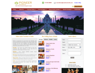 vacationstoindia.com screenshot