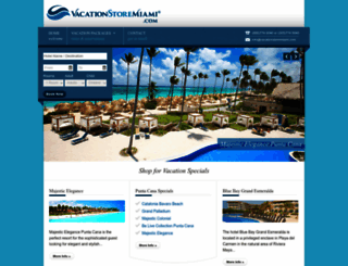 vacationstoremiami.com screenshot