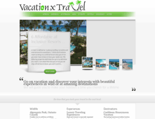 vacationxtravel.com screenshot