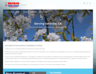 vacavillechiropractor.net screenshot