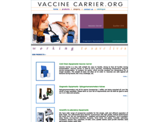 vaccinecarrier.org screenshot