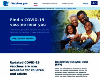 vaccinefinder.org screenshot