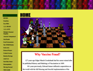 vaccinefraud.com screenshot