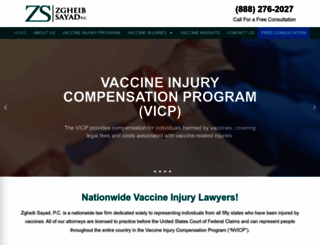 vaccinelawyers.com screenshot