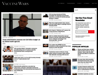 vaccinewars.com screenshot