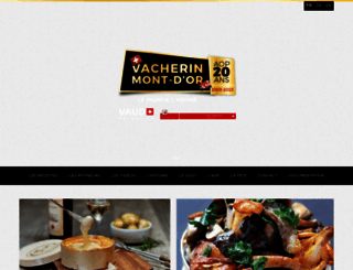 vacherin-montdor.ch screenshot