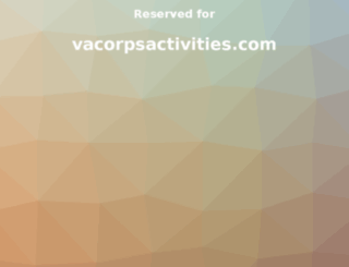 vacorpsactivities.com screenshot
