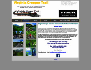 vacreepertrailbikeshop.com screenshot