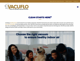 vacuflo.com screenshot