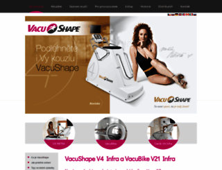 vacushape.cz screenshot