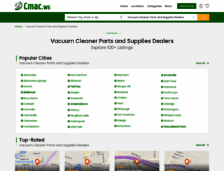 vacuum-cleaner-parts-dealers.cmac.ws screenshot