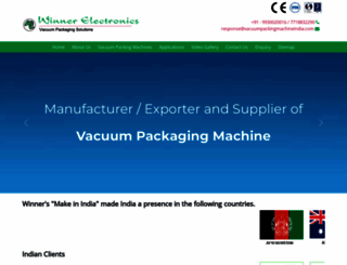 vacuumpackingmachineindia.com screenshot