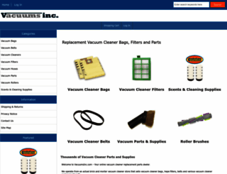 vacuumsinc.com screenshot